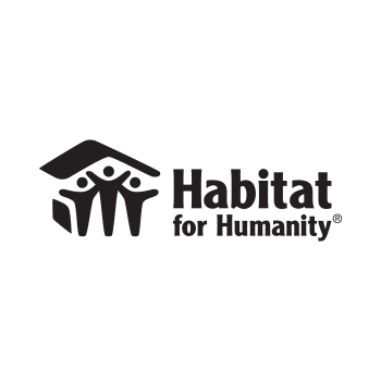 The logo for Habitat for Humanity.