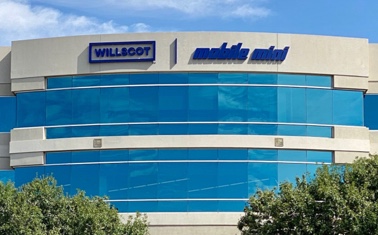 WillScot Mobile Mini logo displayed on a building